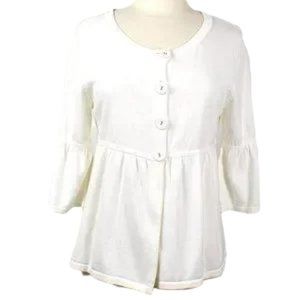 NWT Eight Eight Eight Button Front Bell Sleeve Cardigan